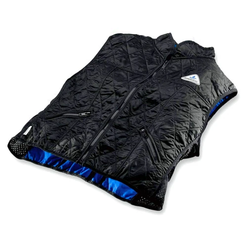 Techniche Womens Hyperkewl Deluxe Cooling Vest , Gender: Womens, Primary Color: Black, Size: 2XL, Distinct Name: Black 6530F BK 2X