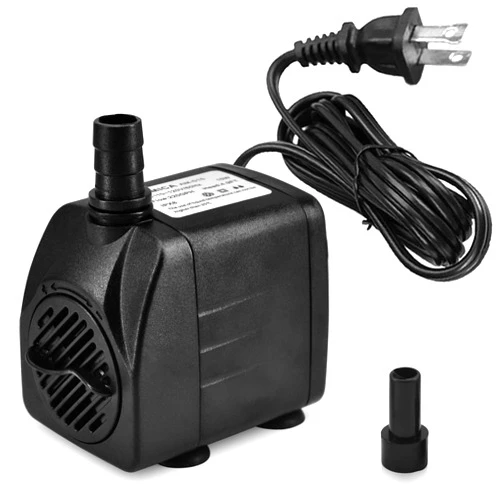 DOMICA 220 GPH Ultra Quiet Fountain Pump, Small Submersible Pump (15W 800L/H) for Pond, Water Feature, Aquariums, Hydroponics, Indoor or Outdoor Fountain