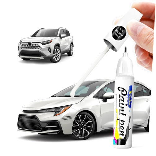 XTryfun 070 Blizzard Pearl Touch Up Paint Compatible with Toyota, DIY Car Paint Scratch Repair, Quick & Easy Fix Automotive Scratch Repair for Camry/Corolla/RAV4/Avalon/Highlander/4Runner/Prius