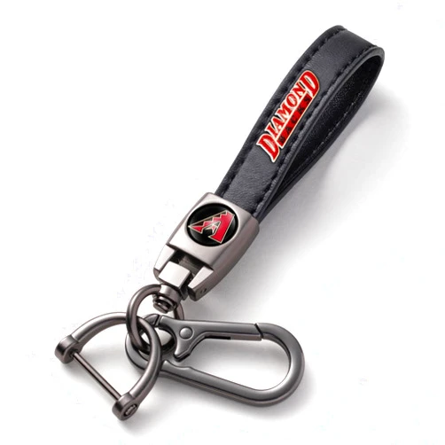 TMNING for Arizona Diamondbacks Car Keyring, Leather Auto Keychain Compatible with Baseball Fans, Ideal Present for Baseball Fans Car Keychain Keyring, Arizona Diamondbacks