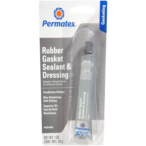 Permatex 85409 Ultra Rubber Gasket Sealant and Dressing, 1 oz. tube, 1 Ounce tube