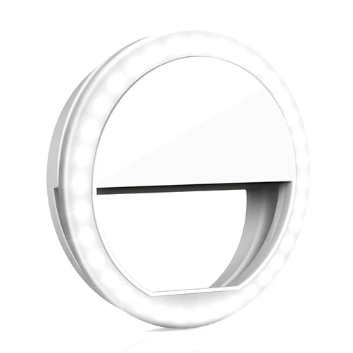 QIAYA Selfie Ring Light, QIAYA Portable Clip Selfie Light with 36 LED for Smart Phone Photography, Camera Video