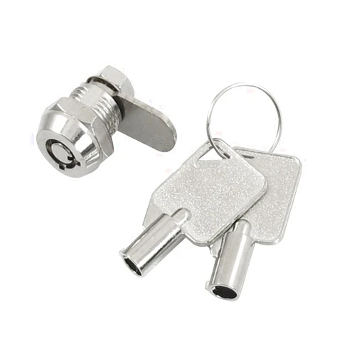 uxcell 12mm Thread Household Cupboard Drawer Quarter Turn Cam Lock W 2 Keys