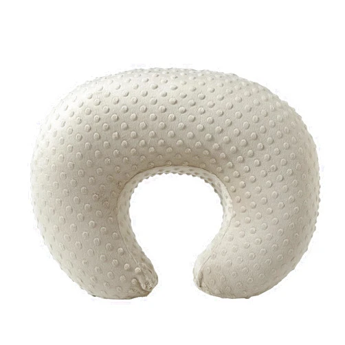 ESEN Nursing Pillow and Body Positioner for Breast Feeding and Bottle Feeding, Ultra Soft Baby Breastfeeding Pillows with Removable Nursing Pillow Cover for More Support for Mom and Baby (Brown)