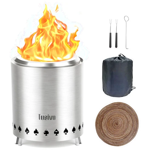 Tusivo Tabletop Fire Pit, 10.3