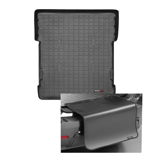 WeatherTech Cargo Trunk Liner for BMW 840i, M8 Competition, M850i, M8 - Trunk with Bumper Protector (401241SK) Black