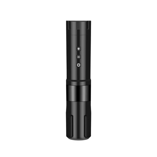 RUYILULU Wireless Tattoo Pen,Rotary Tattoo Machine Rechargeable Tattoo Battery Pen,Adjustable Power for Liner and Shader,USB Charging,2000Mah,Lightweight Design for Tattoo Artists,Black