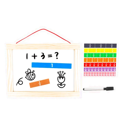WECHARM KIDS Mathematics Draw Board - Magnetic Color Number Puzzles，Multifunctional Magnetic WHITEBOARD，Developmental Game Suitable for Children Over 3 Year Old