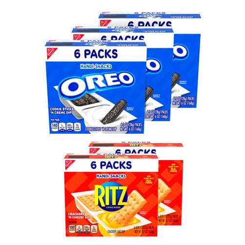 Oreo Handi-Snacks OREO & RITZ Variety Pack, 30 Snack Packs (assortment may vary)