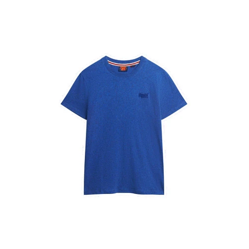 Superdry Mens Organic Cotton Essential Logo T-Shirt Bright Blue Marl Size S