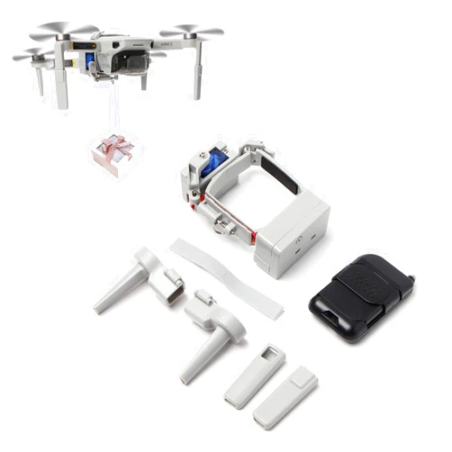 BEHORSE Mini 2 Airdrop Payload Transport Delivery Device, Drone Gift Rescue Supplies Fishing Line Release and Drop Device for DJI Mini 4K/Mavic Mini/Mini SE/Mini 2 Accessories