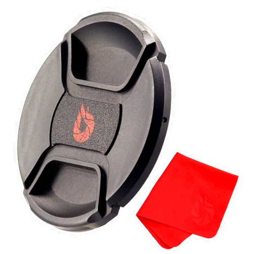 Breakthrough Photography 49mm Snap-On Center-Pinch Lens Cap, Extra Strong Springs, Camera Lens Cover, Made from 100% Recycled Plastic - Compatible with Nikon, Canon, Sony & Other DSLR Cameras