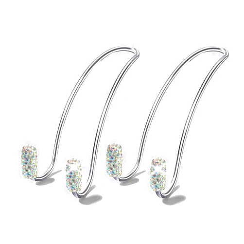Guoord 2024 Newest Bling Auto Hooks,Car Hangers Organizer Seat Headrest Hooks，Bag Organizers Rack and Hanger, Heavy-duty Car Seat Hooks, Backseat Storage Hooks, Universal for SUV Truck Vehicle 2 Pack