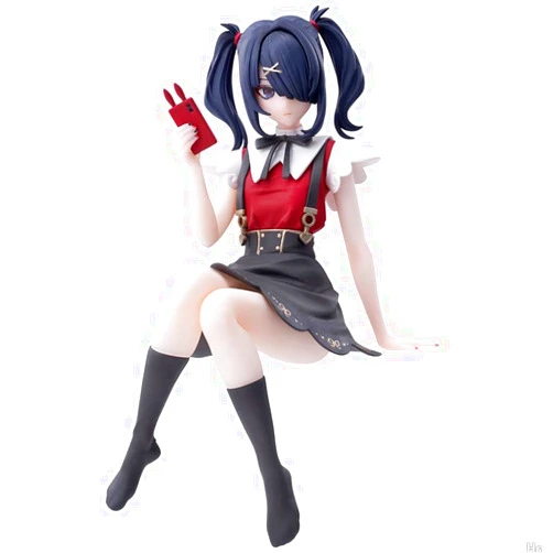 LUNK KAngel Figure AME-chan Anime Illustration Figure Anime Girl Figure Sitting Figurine Desktop Ornaments Collections