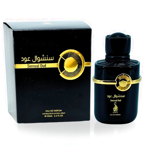 RISALA Sensual Oud EDP Spray 100ML (3.4 OZ) Dive Into The Luxurious And Enchanting Essence Of Exotic Fragrance.