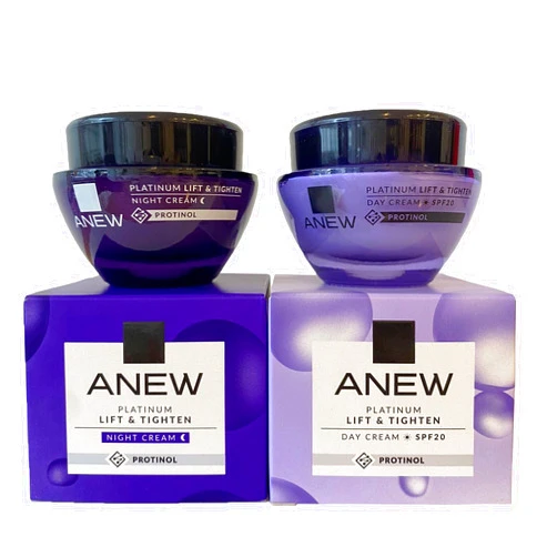 Generic Anew Platinum Day & Night Cream Duo/New Pack/New Format Set of 2