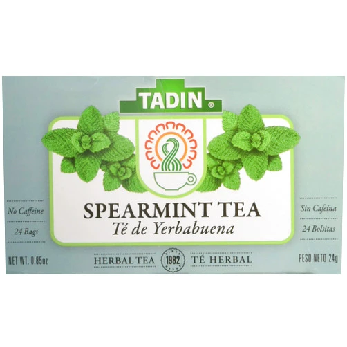 Tadin Spearmint Tea 24 Bags - Te De Yerbabuena (Pack of 2)