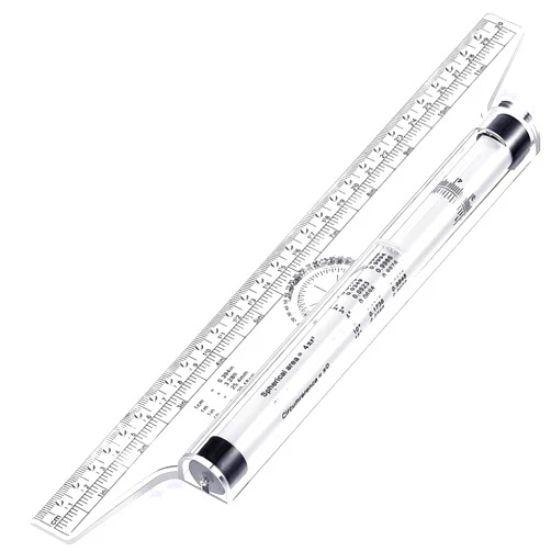 MyLifeUNIT Multi-Purpose Drawing Parallel Rolling Ruler, 12 Inch Drawing Design Ruler for Measuring, Drafting
