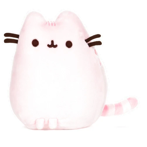 GUND Pusheen The Cat Squisheen Plush, Stuffed Animal Cat for Ages 8 and Up, Pink, 6