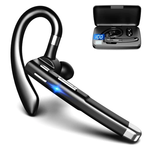 ＷＭＷＹＭＸ Bluetooth Headset One Ear Earphone Earpiece for Cell Phones Wireless Headset with Charging Case