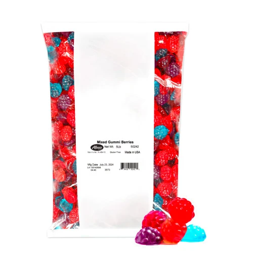 Albanese World's Best Mixed Gummi Berries, 5lbs of Candy