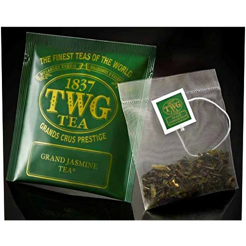 TWG Singapore - Luxury Teas - Grand Jasmine Tea - BULK PACK - 100 silk teabags