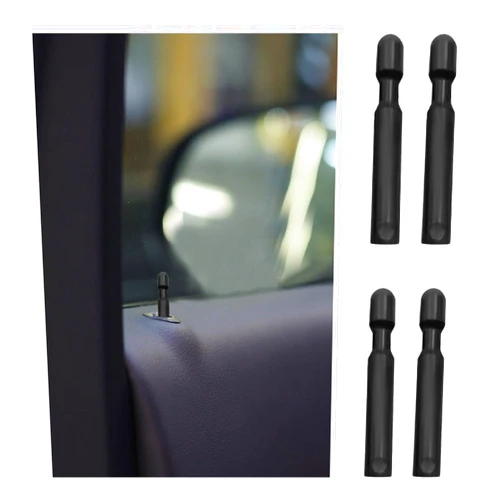 Suvnie 4 PCS Car Door Lock Knobs, Auto Interior Door Lock Pull Knob Control Post Pin Replacement Compatible with F-150, OEM Number FODZ-5421850-A, Vehicle Part Replace Accessories