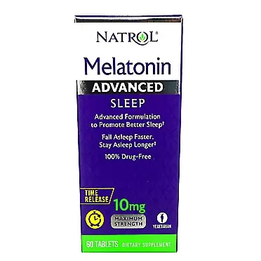 Natrol Advanced Sleep Melatonin 10 Mg 60 Tablets