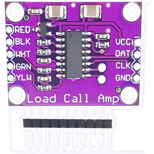 MTDELE 1Pcs HX711 Load Cell Amplifier Module 24-bit Precision ADC Converter Chip Module High Electronic Scales Load Cells Compatible with for Measure Force Pressure