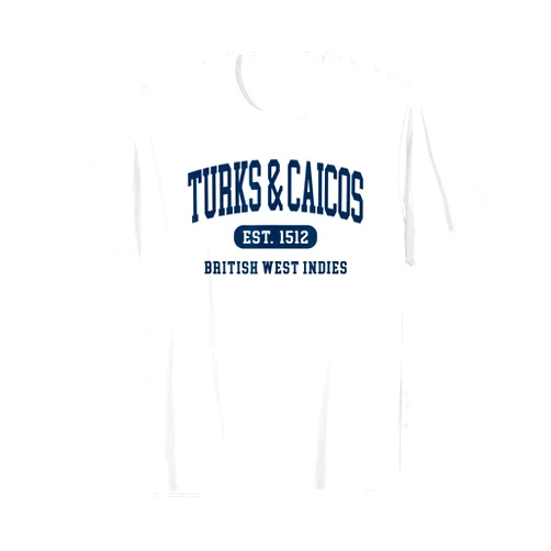 Turks and Caicos Islands Beach Vacation Souvenirs Turks and Caicos Islands Retro Preppy Throwback Souvenir T-Shirt