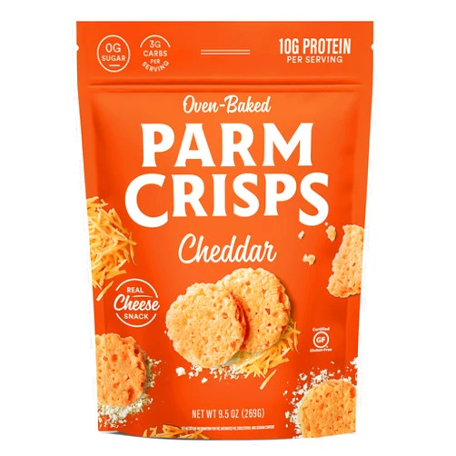 Parmcrisps Oven-Baked Cheddar Cheese Snack, 9.5 oz