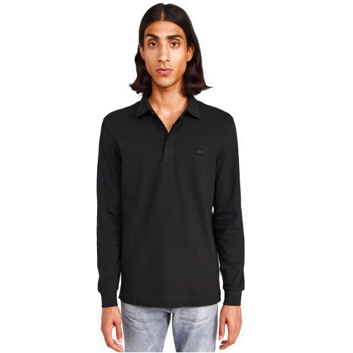 Lacoste Mens Long Sleeve Paris Polo