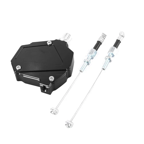 A ABSOPRO Universal Motorcycles Stunt Clutch Easy Pull Cable Line Aluminum Alloy Clutch Economizer System Black Item Replacement