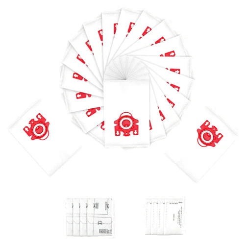 LemonQueen 18 Pack 3D Airclean FJM Replacement Bags for Miele Classic C1 Vacuum Bags Type FJM For Miele Compact C1 Compact C2,Miele Complete C1 C2 C3,Miele S241 S290 S300i S400 S4 S6 S2 S5 S8 Vacuum Cleaner Bags