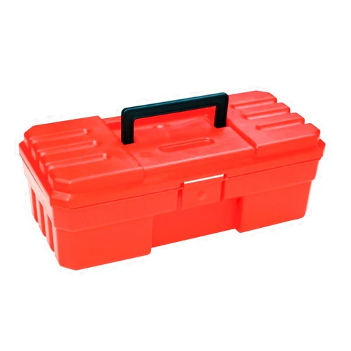 Akro-Mils 12-Inch ProBox Plastic Toolbox for Tools, Hobby or Craft Storage Toolbox, Model 09912, (12-Inch x 5-1/2-Inch x 4-Inch), Red