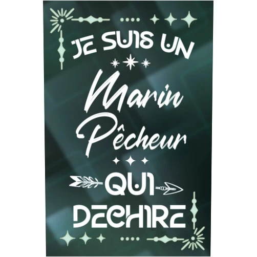 M.B Lance Aigle Mnr Je suis un Marin Pêcheur qui déchire: Carnet de notes ligné pour homme pecheur Idée Cadeau personnalisé original joli rigolo drôle humour pour papa ... scolaire ou encouragement (French Edition)