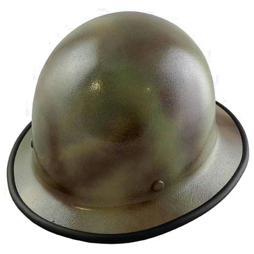 Texas America Safety Company SkullGuard Full Brim Hard Hat with Ratchet Suspension and Protective Edging - Textured Camo