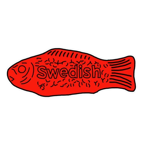 SMJ Designs Swedish Fish Sticker Vinyl Waterproof Sticker Decal Car Laptop Wall Window Bumper Sticker 5