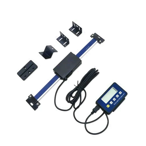 HUIWOSEN Electronic Grid Ruler, 0-150mm/0-200mm/0-300mm 0.01mm DRO Magnetic Remote Digital Readout Digital Linear Scale External Display(0-300mm)