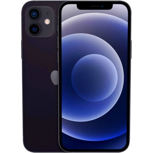 Apple iPhone 12, 64GB, Black - Fully Unlocked (Renewed)