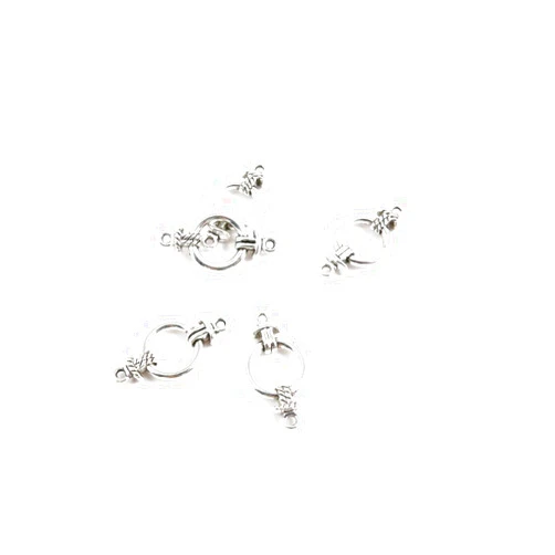 BMAK CHARMS Jewelry Making Charms Antique Ancient Silver Tone Findings Jewellery Charme Bulk Wholesale Supplies Supply B3WL5 Bracelet Connector