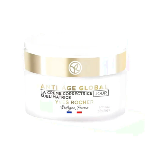 Yves Rocher Complete Anti-Age Global Day Care Face Cream Mature Skin Day Care Routine - 50 ml./1.7 fl.oz