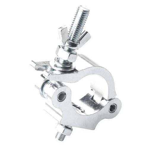 MAD OWL Clamps for Lights Stage Lighting Accessories, Lighting O Clamp Dj Light Pole Clamp Quick Release Truss Clamp, 40mm-52mm Half Coupler Hanging Bracket Stage Light Clamp Moving Head Light Hooks for Truss