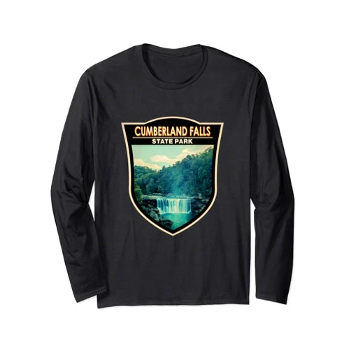 Cumberland Falls State Park Designs Cumberland Falls State Park Kentucky Badge Vintage Long Sleeve T-Shirt