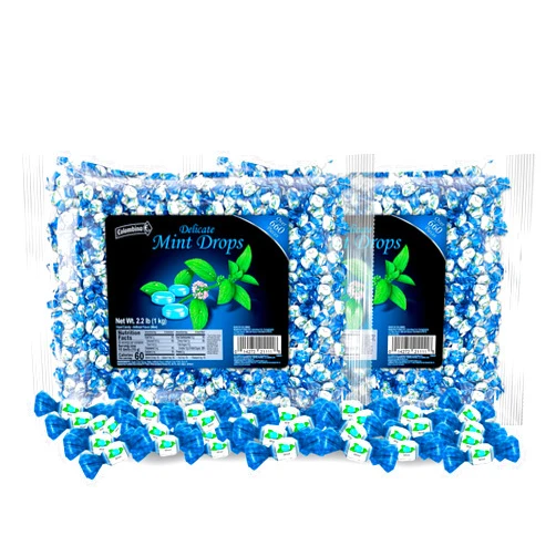 Colombina Delicate Mint Drops, Individually Wrapped Breath Saver Mini Mints, 2.2lbs (2)