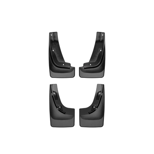 WeatherTech Custom No Drill Splash Guard MudFlaps for Jeep Compass, Front & Rear Set (110096-120096), Black
