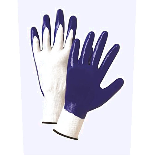 Blue Hawk 10-Pack Large Unisex Polyester Nitrile Dipped Gloves