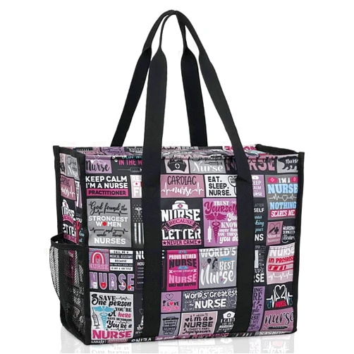SEAZUIIS Nurse Bags for Work Nursing Travel Tote Bag Clinical Bags For Nursing Students Nurse Gifts