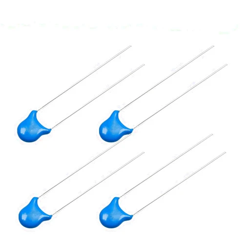 Fielect 10Pcs Ceramic Capacitor Kit 1KV 1000PF Disc Capacitors for DIY Electronic Circuit, Blue