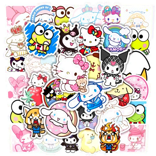 MAKINA Daina 100PCS Cute Stickers, Kawaii Japanese Vinyl Waterproof Stickers for Kids Teens Girls Adults Phone Water Bottles Skateboard Guitar